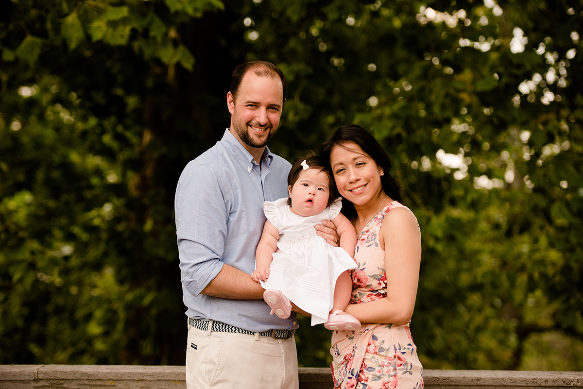 One Year Old Family Photography Session at Mellon Park