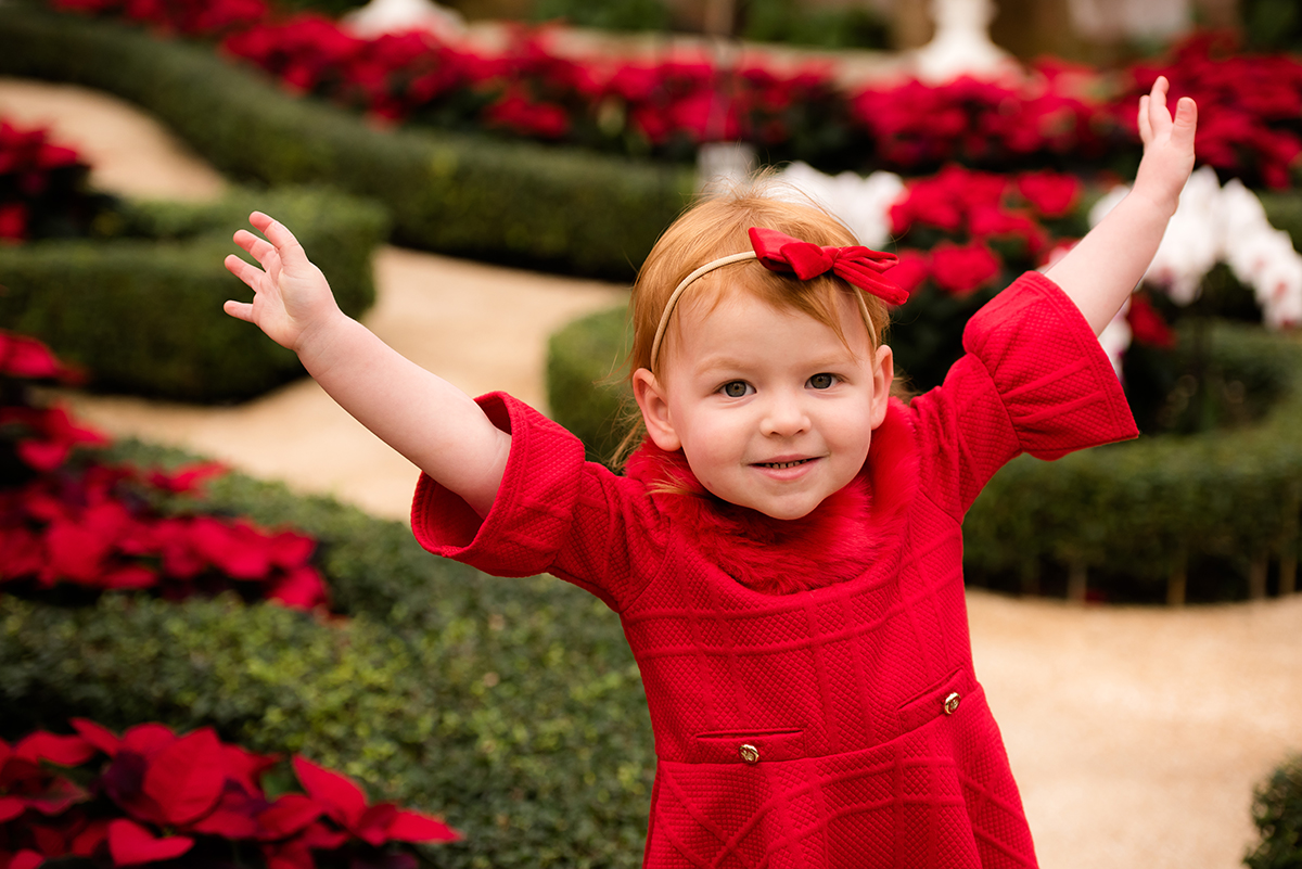 family photos at Phipps conservatory
